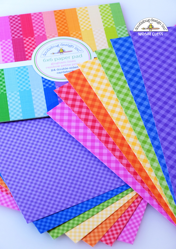 Doodlebug Gingham Paper