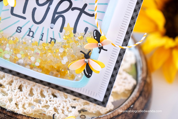 the greetery, the greetery new release, capturing summer collection, stamps, dies, jumbo jar, fireflies, Sitting Pretty dies, Shining Light stamp set, handmade cards, shaker card, card ideas, summer projects, wanda guess, a blog called wanda