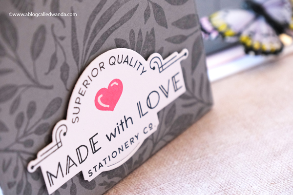 the greetery, the greetery stamps and dies, the greetery new release, the greetery nouveau notes, the greetery stationery set, the greetery floral delicacy stamp, handmade labels, make your own stationery, boxed stationery sets, the greetery always in bloom, the greetery opposites attract, stationery box die cut, wanda guess, a blog called wanda