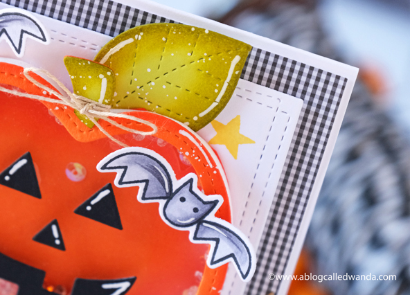 pretty pink posh, pretty pink posh new release, pretty pink posh halloween stamps and dies, halloween cards, halloween ideas, shaker card ideas, pumpkin shaker card, halloween card with stamps, stamping, make your own cards, crafts, halloween crafts, wanda guess, a blog called wanda