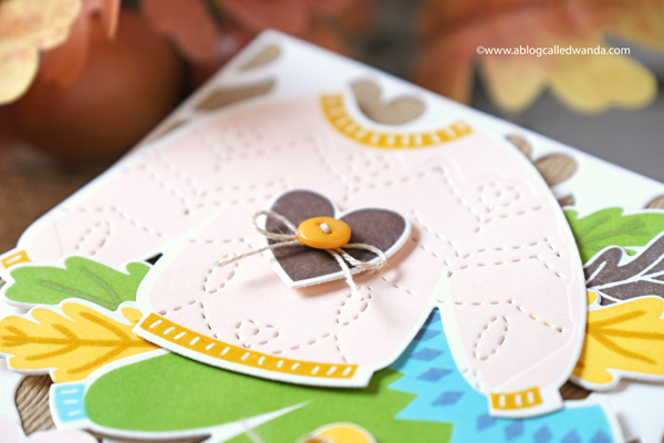 pigment craft co, pigment stamps and dies, pigment sweater weather, pigment latte art, sweater garland, paper garland. autumn card, fall card, sweater stamps and dies, pigment fall wreath stamp set, make your own garland, fall home decor, wanda guess, a blog called wanda