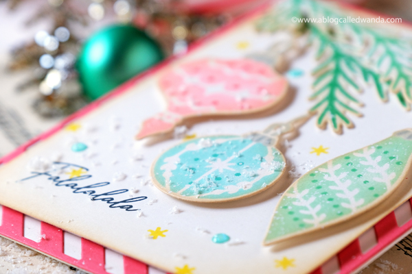 pinkfresh studio, stamps , dies, hot foil, crafts, cards, Pinkfresh Studio Christmas release, Holiday Christmas cards, stencils, Ornaments, diy christmas cards, card ideas, card layouts, wanda guess, a blog called wanda
