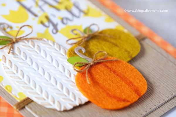 taylored expressions, taylored expressions stamps and dies, taylored expressions layer it pumpkins, taylored expressions halloween, halloween cards, thanksgiving, fall, autumn, handmade cards, stencils, autumn array stencils, halloween circle stamp set, copic markers, diy cards, crafts, card ideas, card layouts, wanda guess, a blog called wanda