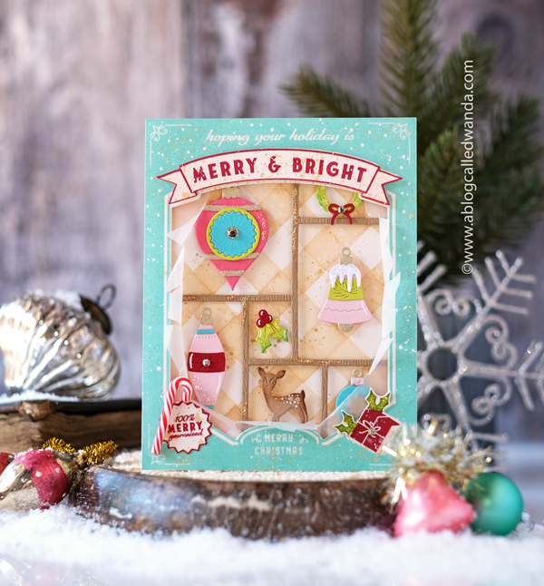 the greetery, new release, christmas time collection, the greetery stamps and dies, christmas time in the city, hourglass die, snow, curio collection, winter, christmas, holiday, christmas cards, card ideas, wanda guess, a blog called wanda