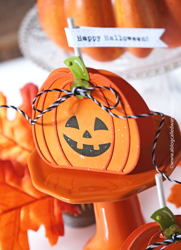 taylored expressions, taylored expressions halloween, pumpkin treat wrap, die cuts, stamps, halloween treat ideas, pumpkin treats, diy, crafty, make your own, party, halloween party, distress inks, fall, Thanksgiving, wanda guess, a blog called wanda