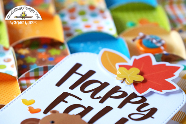 Doodlebug, Doodlebug collections, Doodlebug paper, Doodlebug Great Outdoors, Scrapbooking, Scrapbook layout, card ideas, Fall, Fall decor, Fall Scrapbooking, 12x12 gingham, Wanda Guess, a blog called wanda