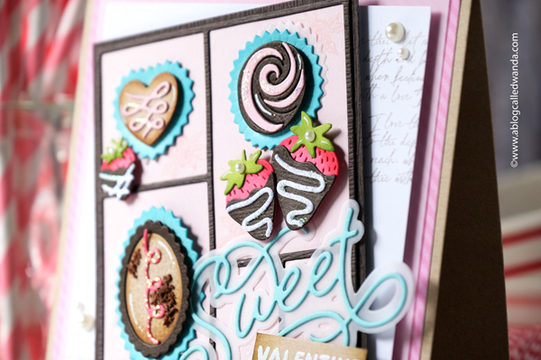 the greetery, the greetery stamps and dies, the greetery confections collection, the greetery new release, the greetery strawberry botanicuts dies, the greetery market basket, the greetery sweet tooth, the greetery curio confections, valentine card, birthday card, card ideas, card layouts, wanda guess, a blog called wanda