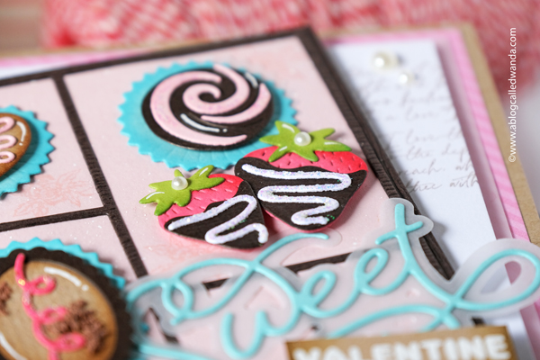 the greetery, the greetery stamps and dies, the greetery confections collection, the greetery new release, the greetery strawberry botanicuts dies, the greetery market basket, the greetery sweet tooth, the greetery curio confections, valentine card, birthday card, card ideas, card layouts, wanda guess, a blog called wanda