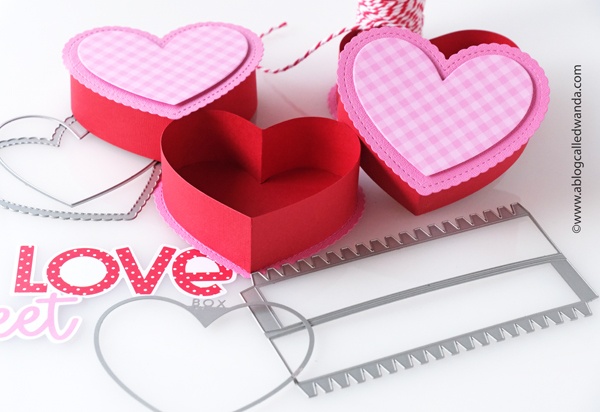 doodlebug design, doodlebug new release, doodlebug lots of love, doodlebug paper, doodlebug valentines day, valentines day crafts, craft ideas, heart boxes, concord and 9th, concord & 9th, concord and 9th heart box dies, fun valentines, make your own treats for valentines, wanda guess, a blog called wanda