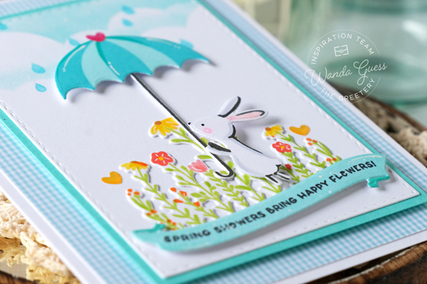 the greetery, the greetery stamps and dies, the greetery new release, the greetery breath of spring, the greetery springtime stamp set, the greetery print shop spring mix, distress inks, easter, spring, birthday, handmade cards, make your own cards, stamping, wanda guess, a blog called wanda