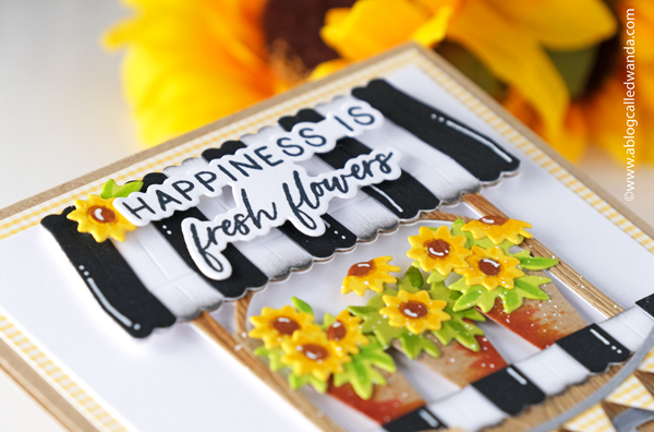 honey bee stamps, honey bee new release, honey bee market car builder dies, honey bee stamps farm fresh market cart, honey bee stamps sunflowers, sunflowers card, cards for ukraine, die cuts, handmade card, cute card ideas, friendship card, card layout, wanda guess, a blog called wanda