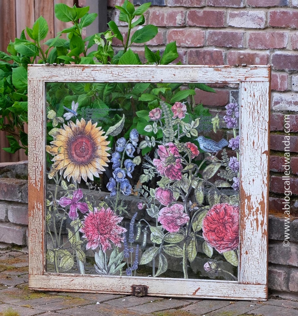 iron orchid designs, iron orchid transfers, iron orchid transfers on windows, antique windows, diy window project, craft class, iron orchid flowers, diy, home decor, wanda guess