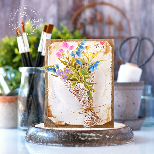 the greetery, the greetery new release, the greetery stamps and dies, the greetery stencils, the greetery garden variety, the greetery garden gear gloves, the greetery garden gear tools, the greetery botanicuts, the greetery posy pocket, diy, handmade cards, card ideas, make your own cards, greetery design team, wanda guess, a blog called wanda