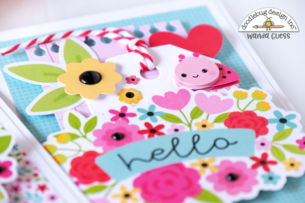 doodlebug paper, doodlebug lots of love collection, doodlebug dies, doodlebug valentines day, card trio, doodlebug card ideas, valentine cards, make your own valentines, handmade cards, wanda guess, a blog called wanda