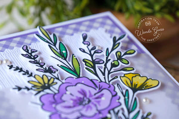 the greetery, the greetery new release, the greetery wild elegance, the greetery stamps dies and stencils, the greetery sketched wildflower bouquet, the greetery floral arches, the greetery lovely silhouettes, card ideas, watercolors, distress ink, stencils, floral cards, card ideas, card sketches, wanda guess, a blog called wanda