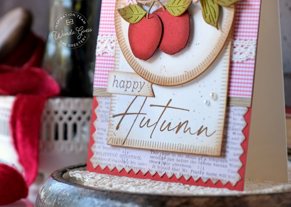 the greetery, the greetery inspiration friday, the greetery botanicuts, the greetery apple, the greetery vintage style, the greetery autumn, fall cards, thanksgiving cards, card ideas, the greetery patchwork, wanda guess, a blog called wanda
