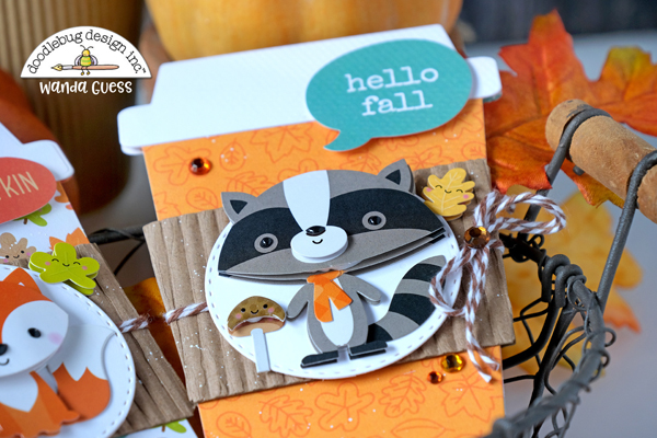 doodlebug, doodlebug pumpkin spice, fall, autumn, doodlebug autumn, doodlebug collections, coffee cards, honey bee stamps coffee cup card, pumpkin spice latte card, crafts, handmade cards, wanda guess, a blog called wanda