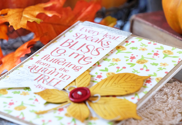 the greetery, the greetery new release, the greetery calico fields, the greetery stamps and dies, the greetery warm and wonderful, the greetery apples, die cutting, stamping, card ideas, card layouts, handmade cards, fall cards, coffee cards, wanda guess, a blog called wanda