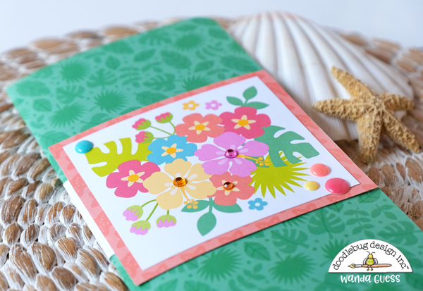 doodlebug, doodlebug paper, doodlebug seaside summer, doodlebug ideas, doodlebug scrapbooking, travelers notebooks, how to make your own travelers notebooks, diy travelers notebooks, scrapbook ideas, make your own scrapbook, wanda guess, a blog called wanda