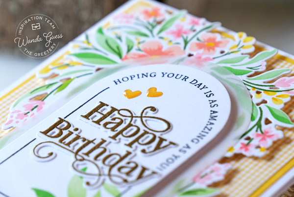 the greetery, the greetery new release, the greetery wild elegance, the greetery stamps dies and stencils, the greetery sketched wildflower bouquet, the greetery floral arches, the greetery lovely silhouettes, card ideas, watercolors, distress ink, stencils, floral cards, card ideas, card sketches, wanda guess, a blog called wanda