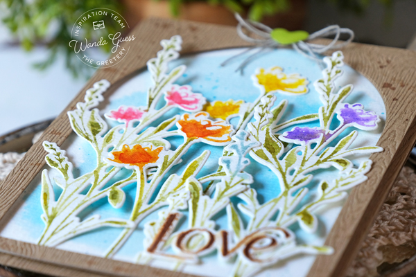the greetery, the greetery new release, the greetery wild elegance, the greetery stamps dies and stencils, the greetery sketched wildflower bouquet, the greetery floral arches, the greetery lovely silhouettes, card ideas, watercolors, distress ink, stencils, floral cards, card ideas, card sketches, wanda guess, a blog called wanda
