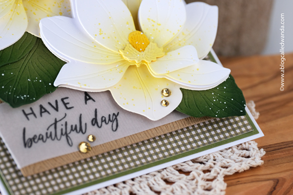 honey bee stamps, honey bee lovely layers, honey bee magnolia dies, honey bee stamps and dies, honey bee squeeze the day, die cuts, vintage, flowers, card ideas, handmade cards, scrapbooking, distress ink, wanda guess, a blog called wanda