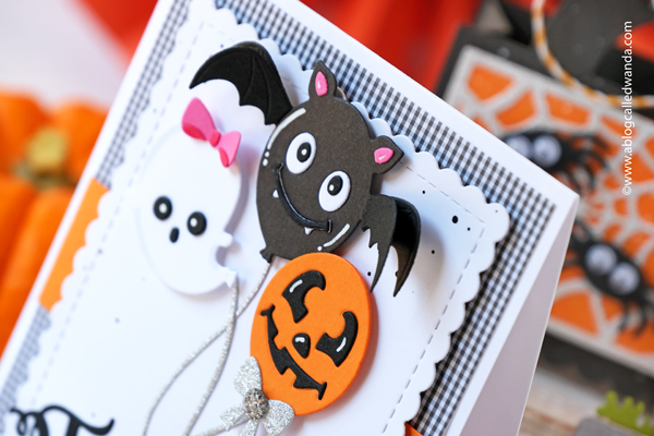 halloween, halloween crafts, halloween party ideas, halloween cards, pixi dust designs, treat box, die cutting, diy halloween, cute halloween, candy treats, scrapbooking, wanda guess, a blog called wanda