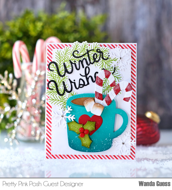 Pretty Pink Posh, Pretty Pink Posh Holiday, Christmas, stamps and dies, make your own tree ornaments. Christmas cards, die cuts, make your own Christmas cards, Pretty Pink Posh Pine Trees, Pretty Pink Posh Mitten Shaker, stencils, Pretty Pink Posh winter mug, coffee cards, diy, crafty, ink blending, paper craft ideas, wanda guess, a blog called wanda Pretty Pink Posh, Pretty Pink Posh Holiday, Christmas, stamps and dies, make your own tree ornaments. Christmas cards, die cuts, make your own Christmas cards, Pretty Pink Posh Pine Trees, Pretty Pink Posh Mitten Shaker, stencils, Pretty Pink Posh winter mug, coffee cards, diy, crafty, ink blending, paper craft ideas, wanda guess, a blog called wanda