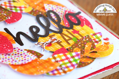 doodlebug, doodlebug design, doodlebug fall, autumn, doodlebug farmers market, doodlebug hello fall dies, wreath card, fall wreath, handmade cards, scrapbooking ideas, card layout ideas, fall cards, thanksgiving cards, thankful, grateful, wanda guess, a blog called wanda