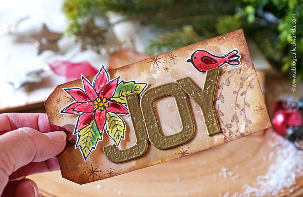 manila tags, tag art, wendy vecchi, wendy vecchi chipboard, christmas, holiday, wendy vecchi doodle christmas, wendy vecchi doodle holiday, stamps, dies, vintage, christmas tags, distress inks, embossing, winter, diy, mixed media art, wanda guess, a blog called wanda