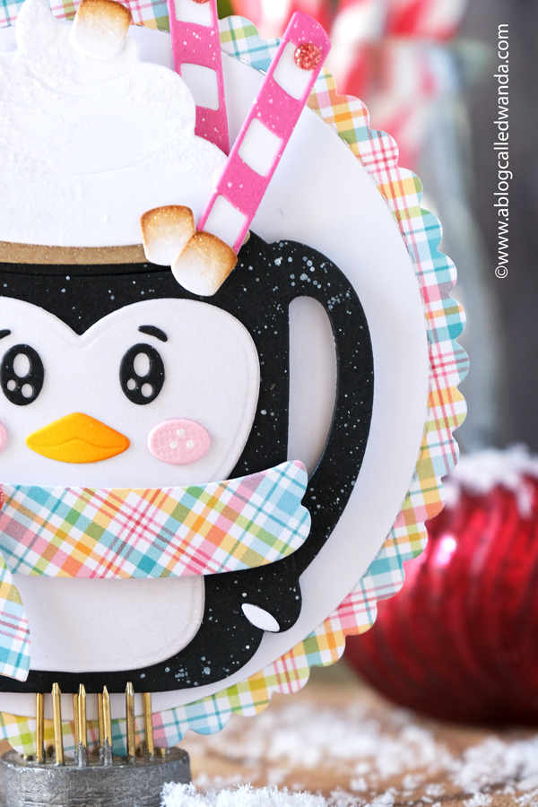 pixi dust designs, pixi dust mug, pixi dust reindeer mug, pixi dust penguin mug, tags, christmas, winter, coffee, mugs, die cuts, handmade, card ideas, christmas tags, make your own cards, tags, wanda guess, a blog called wanda