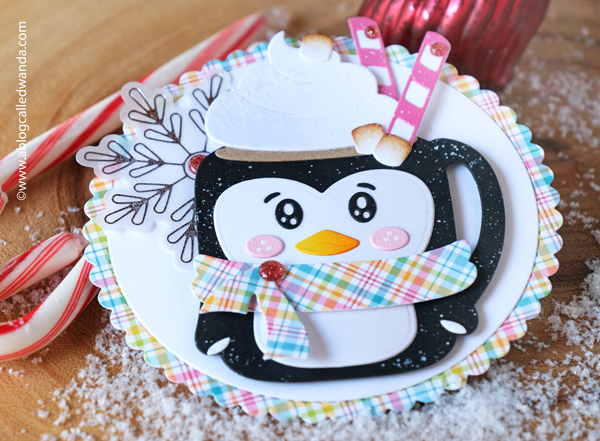 pixi dust designs, pixi dust mug, pixi dust reindeer mug, pixi dust penguin mug, tags, christmas, winter, coffee, mugs, die cuts, handmade, card ideas, christmas tags, make your own cards, tags, wanda guess, a blog called wanda
