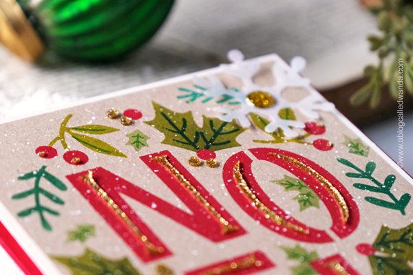 taylored expressions holiday squad, taylored expressions postage stamp stacklets, taylored expressions noel stamp and stencil, stencils, blender brushes, glitter paste, tags, christmas, holiday, elf, santa, mrs claus, make your own christmas tags, christmas cards, stencils with distress ink, blender brushes, classic christmas cards, card ideas, tag ideas, wanda guess, a blog called wanda