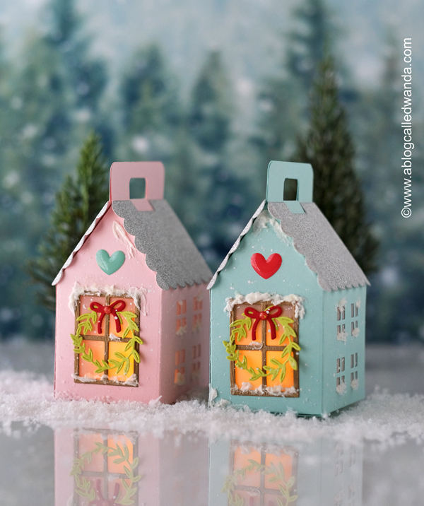 the stamp market little house box, the stamp market jumbo candy cane, christmas, diy christmas, houses dies, christmas village make it yourself, christmas decor, christmas table, candy cane die cuts, winter, holiday, paper crafting, scrapbooking, die cutting, handmade christmas ideas, wanda guess, a blog called wanda