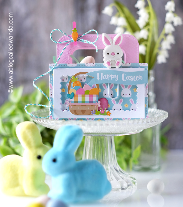 pixi dust designs, pixi dust interchangeable bag topper, box, bag, treat bag, pixi dust treat bag, easter treats, easter favors, easter party, doodlebug design, doodlebug hippity hoppity, diy easter party, candy favors, wanda guess, a blog called wanda