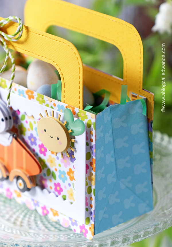 pixi dust designs, pixi dust interchangeable bag topper, box, bag, treat bag, pixi dust treat bag, easter treats, easter favors, easter party, doodlebug design, doodlebug hippity hoppity, diy easter party, candy favors, wanda guess, a blog called wanda