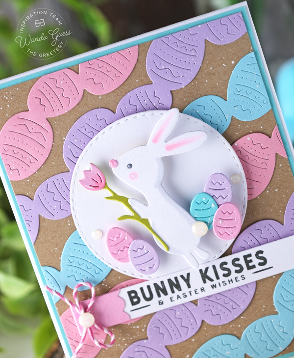 the greetery, the greetery new release, the greetery new beginnings release, the greetery spring, flowers, stencils, stamps and dies, easter, baby face, the greetery spring meadow, the greetery spring sprays, the greetery rejoice, hot foil, diy easter, easter cards, distress inks, bee dies, handmade cards, wanda guess, a blog called wanda