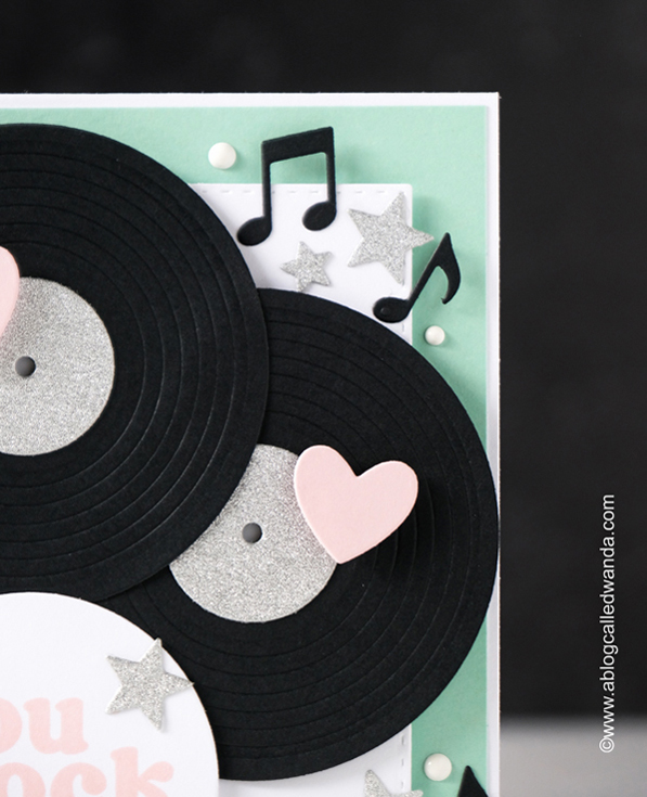 50's theme, 50th birthday, a blog called wanda, albums, card layouts, card sketches, concord & 9th, concord and 9th, concord and 9th for the record, concord and 9th greatest hits, concord and 9th little crate, concord and 9th stamps and dies, craft ideas, diy, handmade cards, make your own cards, march new release, oldies, party treat box, records, stamping, vintage vinyl, wanda guess