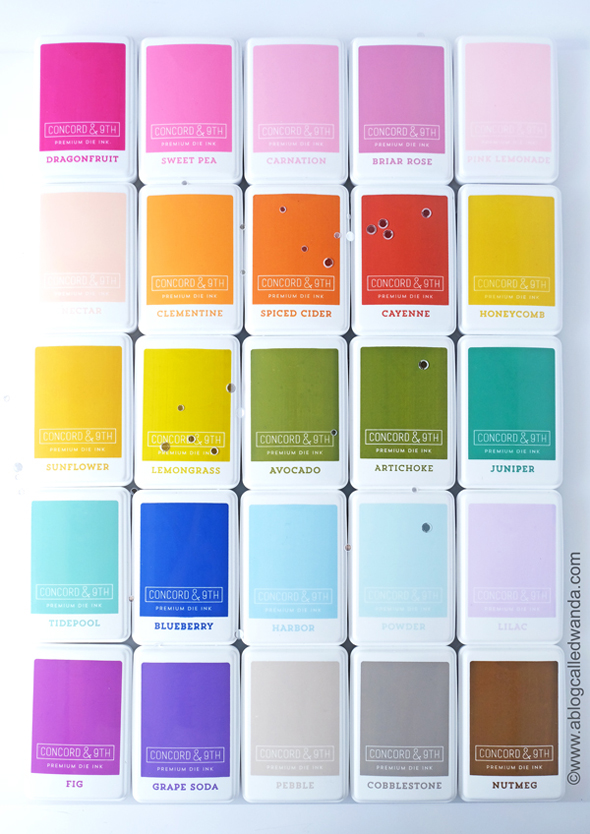 concord and 9th ink pads new colors 2023