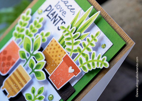 taylored expressions, taylored expressions card kit, taylored expressions love grows here kit, plants, stamps, dies, card ideas, cards with plants, stencils, ink blending, wanda guess, a blog called wanda