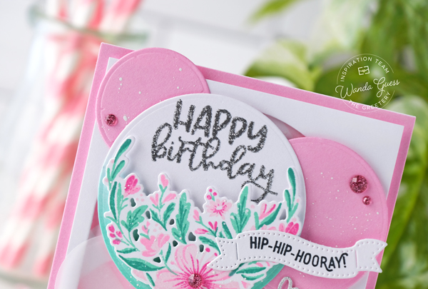 a blog called wanda, balloons cards, birthday card, card ideas, card layouts, card making, distress inks, make your own birthday card, stencils, the greetery, the greetery balloon bouquet, the greetery cake pops, the greetery square dance, the greetery stamps and dies, wanda guess