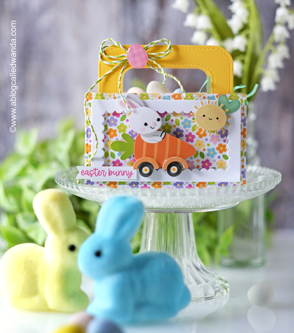 pixi dust designs, pixi dust interchangeable bag topper, box, bag, treat bag, pixi dust treat bag, easter treats, easter favors, easter party, doodlebug design, doodlebug hippity hoppity, diy easter party, candy favors, wanda guess, a blog called wanda