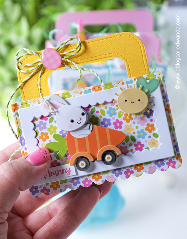 pixi dust designs, pixi dust interchangeable bag topper, box, bag, treat bag, pixi dust treat bag, easter treats, easter favors, easter party, doodlebug design, doodlebug hippity hoppity, diy easter party, candy favors, wanda guess, a blog called wanda