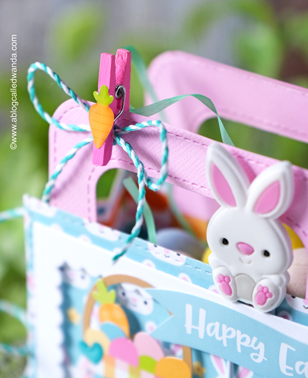 pixi dust designs, pixi dust interchangeable bag topper, box, bag, treat bag, pixi dust treat bag, easter treats, easter favors, easter party, doodlebug design, doodlebug hippity hoppity, diy easter party, candy favors, wanda guess, a blog called wanda