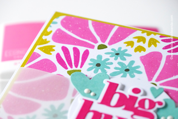 concord and 9th, concord & 9th, concord and 9th new color collection, concord and 9th new colors, new ink pads, new cardstock, concord and 9th flower press stencil, just say more dies, card making, stencils, handmade cards, card ideas, card layouts, wanda guess, a blog called wanda