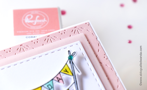 a blog called wanda, birthday card, birthday card ideas, birthday stamps and dies, blog hop, card layout ideas, cupcakes stamps and dies, handmade cards, pinkfresh stamps and dies, pinkfresh studio, pinkfresh studio new release, pinkfresh studio sweet day stamps and dies, stamping, stencils, wanda guess
