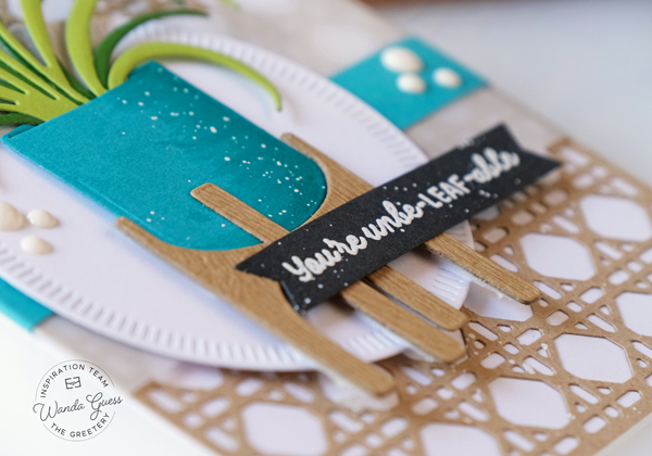 the greetery, the greetery stamps and dies, the greetery urban jungle, the greetery new release, cardmaking, handmade cards, stamps and dies, wanda guess, a blog called wanda, the greetery hibiscus dies, the greetery modern planters, the greetery woven cane background die, the greetery monstera die, tropical cards