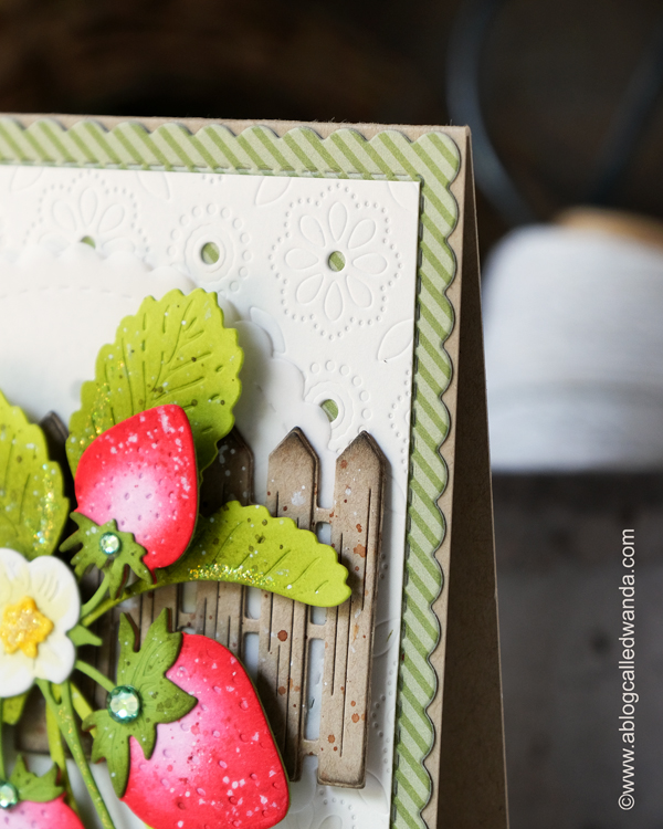 honey bee stamps, honey bee strawberries, honey bee stamps and dies, honey bee seeds of kindness, honey bee heart hugs dies, honey bee farm fence, honey bee tags, hero arts tags, handmade cards, distress ink, cute handmade tags, wanda guess, a blog called wanda