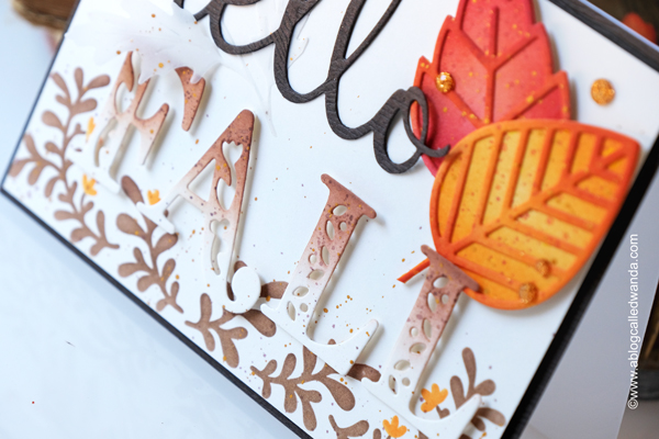 pinkfresh studio, pinkfresh studio stamps and dies, pinkfresh studio blog hop, pinkfresh studio kelly alpha, fall leaf, foliage shaker, sweet leaves, fall card, ink blending, autumn, handmade card, card ideas, wanda guess, a blog called wanda