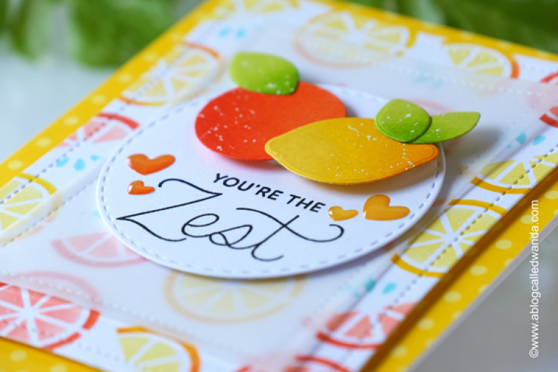 pretty pink posh, new release, stamps and dies, citrus, blog hop, pretty pink posh citrus, summer, handmade card, stencils, ink blending, wanda guess, a blog called wanda